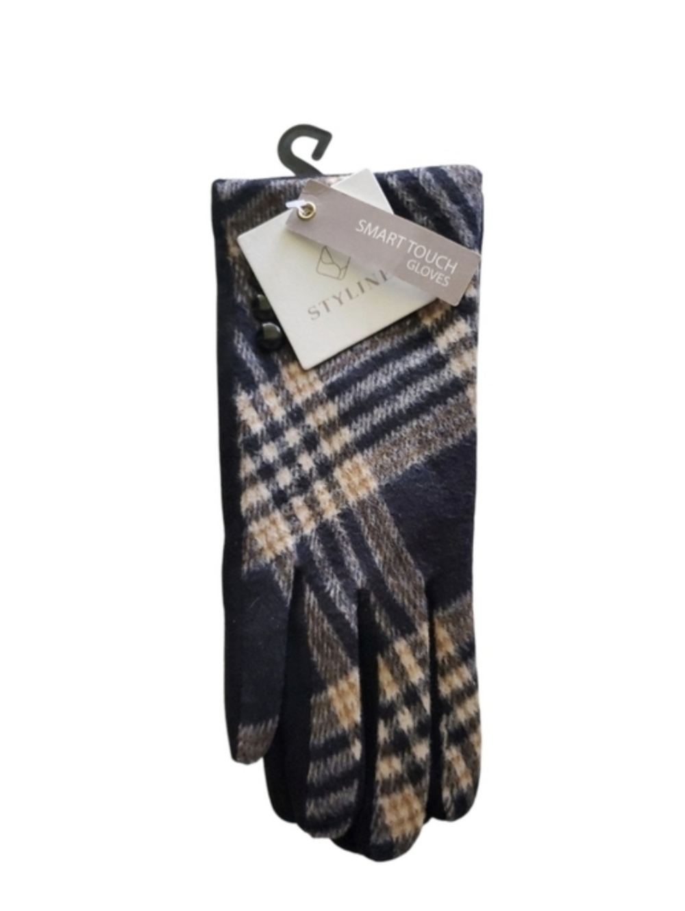 Plaid Smart Touch Gloves